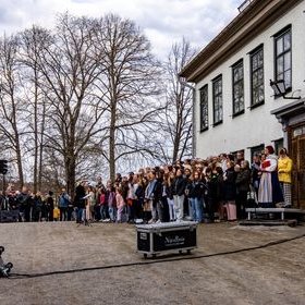 Valborg celebration at Alfred Nobel's Björkborn